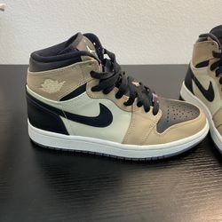 Nike Air Jordan Retro High Black Mushroom Woman’s Size 6.5