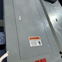 Square D 125 Amp Main Breaker 3 Phase 480v Indoor Electrical Panel Board 