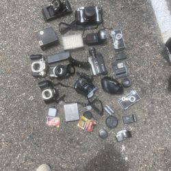 8 Film Cameras & Misc. Gear 