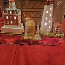 Shoreline Lighthouse Lighted HOME Decor