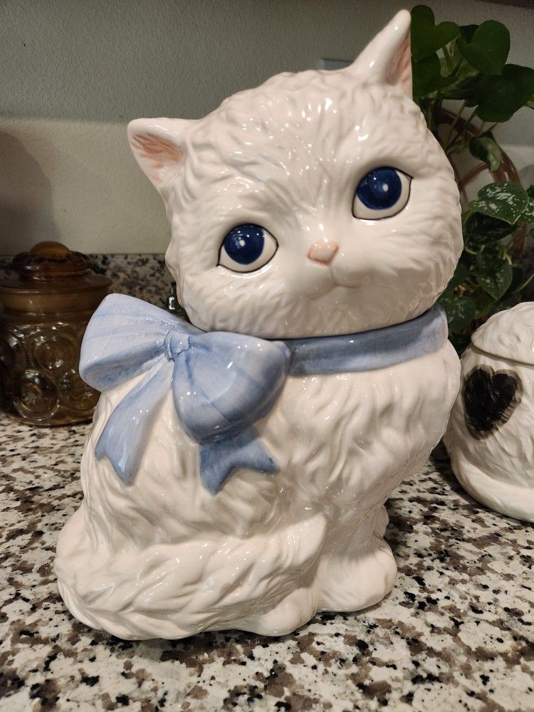Vintage Cat Cookie Jars