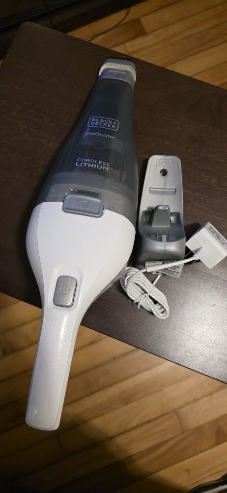 Cordless Handheld Vacuum for Quick Cleanup, 8V, White