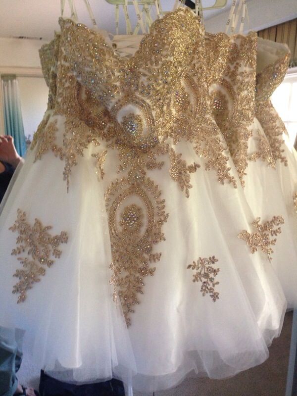 Sweet 16 or Quinceanera court dresses