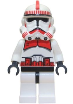 SW0091 Clone Shock Trooper, Coruscant Guard (Phase 2) - Black Head
