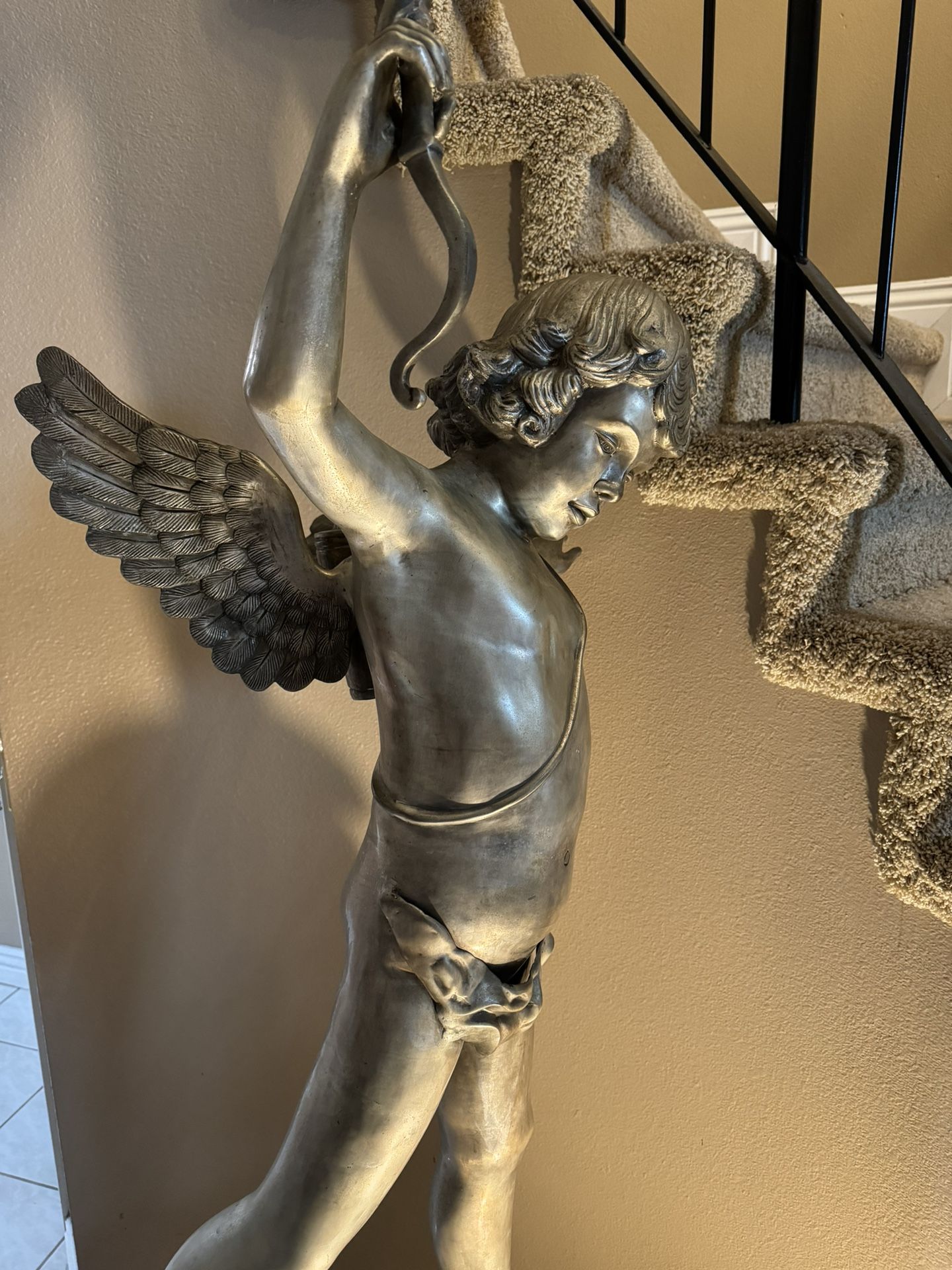 Cupid Metal Statue 