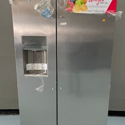 36” Frigidaire Side By Side Refrigerator(Stainless Steel) 