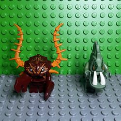 LEGO Atlantis Barracuda & Lobster Guardian Mini figure Lot