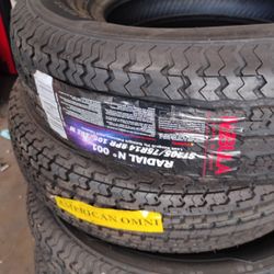 New Set Of Tires 205 75 14 St 