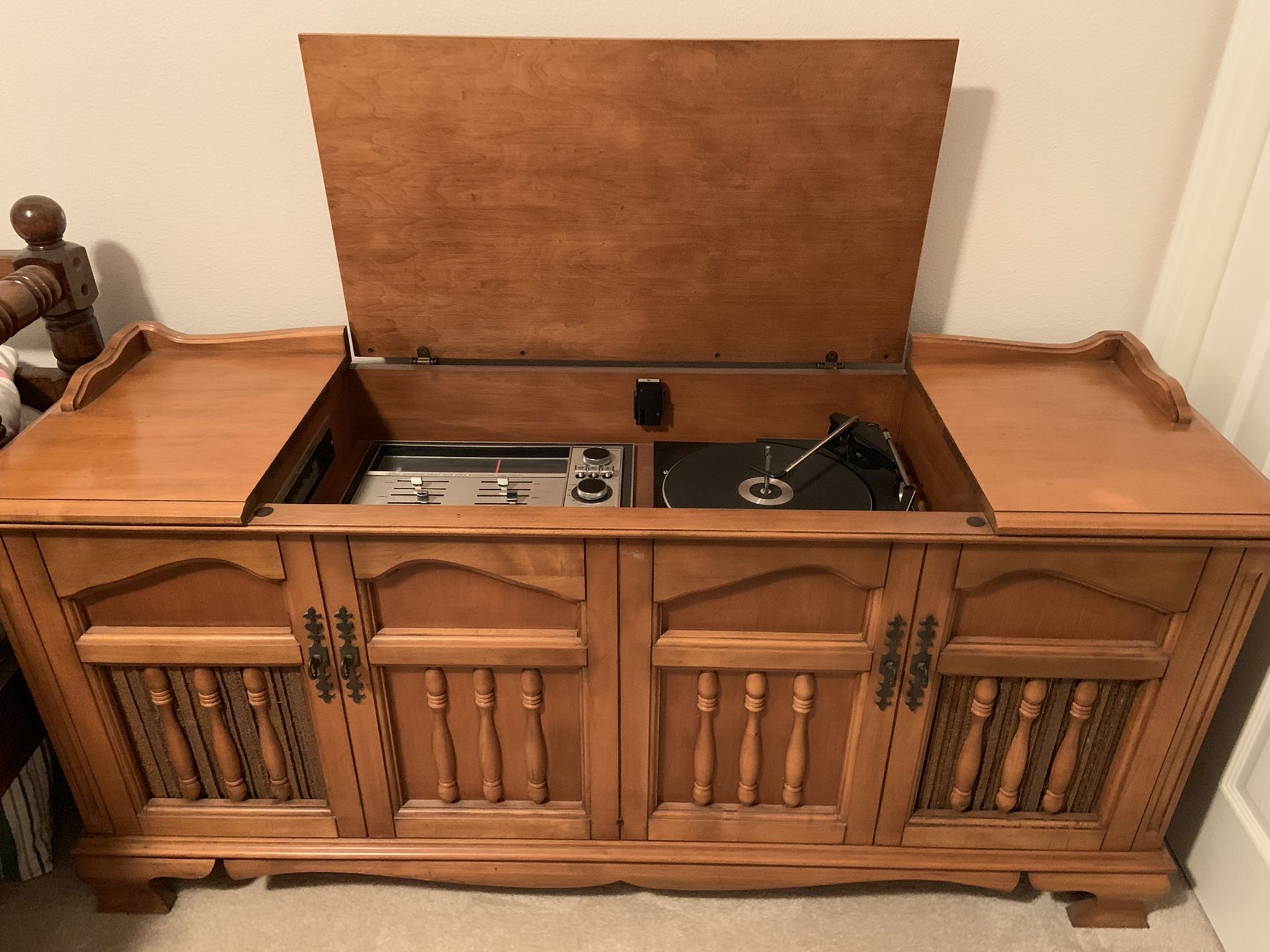 Antique Mid-Century Stereo Cabinet