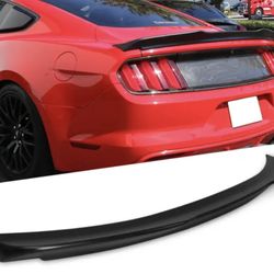 Fits 15-23 Ford Mustang S550 V6 GT Coupe 2DR H Style Rear Trunk Spoiler Lip Wing