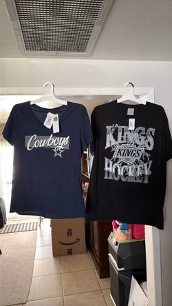 Dallas Cowboys & LA Kings Hockey T-Shirts Bundle