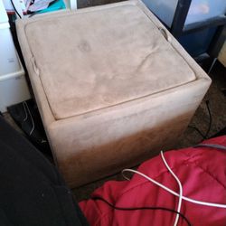Mini Footstool/Hideaway Storage Built In