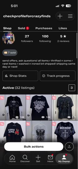 Y2k vintage women’s and men’s clothes depop