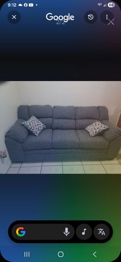 Sofa and Love Seat