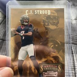 Cj stroud stallions insert rookie card