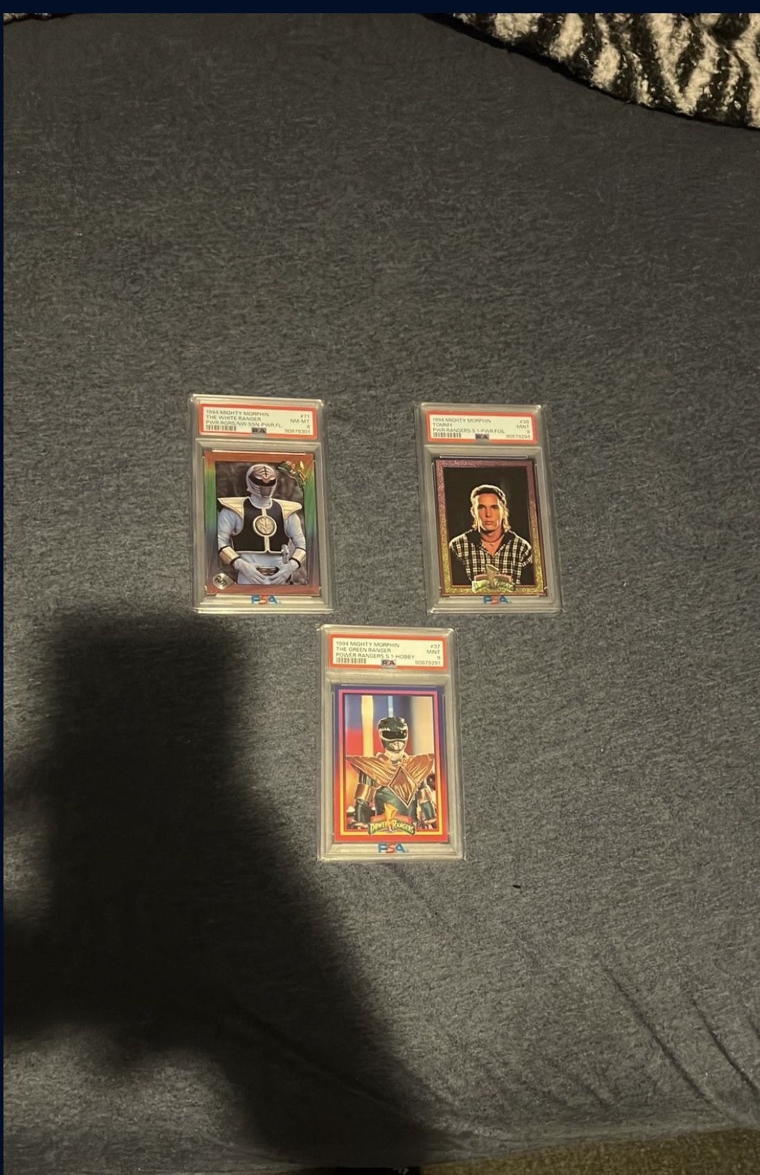 PSA Graded Power Ranger Cards