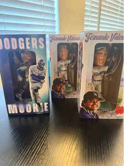 Dodger Bobble Heads 2 Fernando Valenzuela 1 Mookie Betts