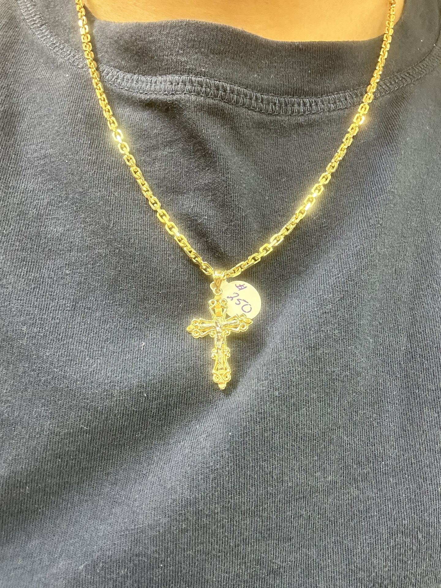 Small Gold Cross 14kt