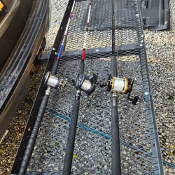 Three ROD REEL COMBOS!