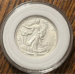 Silver 1/10 Oz Walking Liberty Round BU Encapsulated