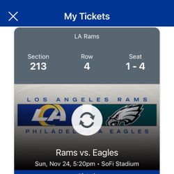 Los Ángeles Rams VS Philadelphia Eagles