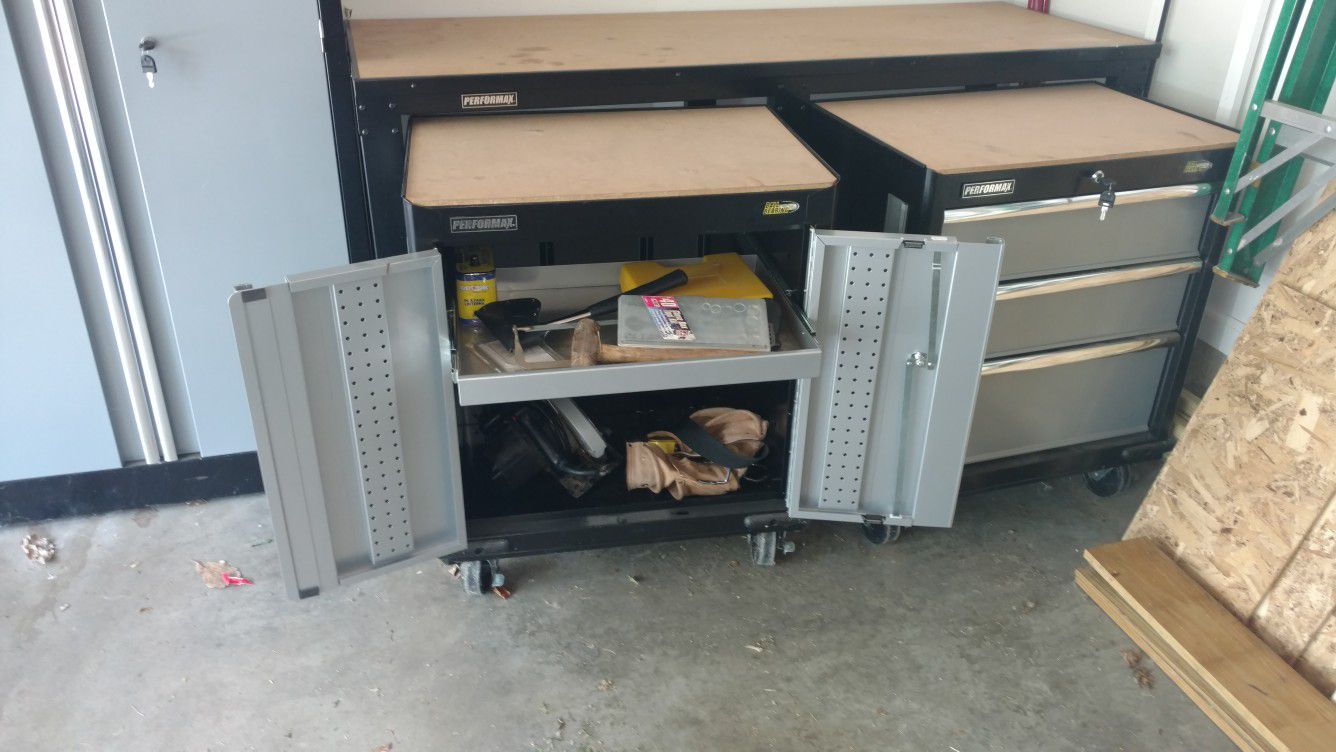 Performax Workbench And Tool Cabinets