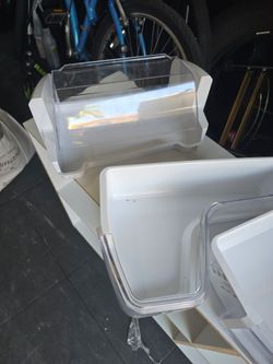 Samsung refrigerator door storage shelves