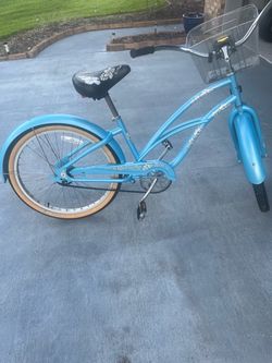 Electra Cruiser Bike Blue Floral