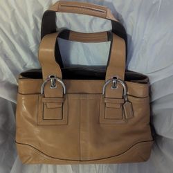 Coach leather handbag vintage