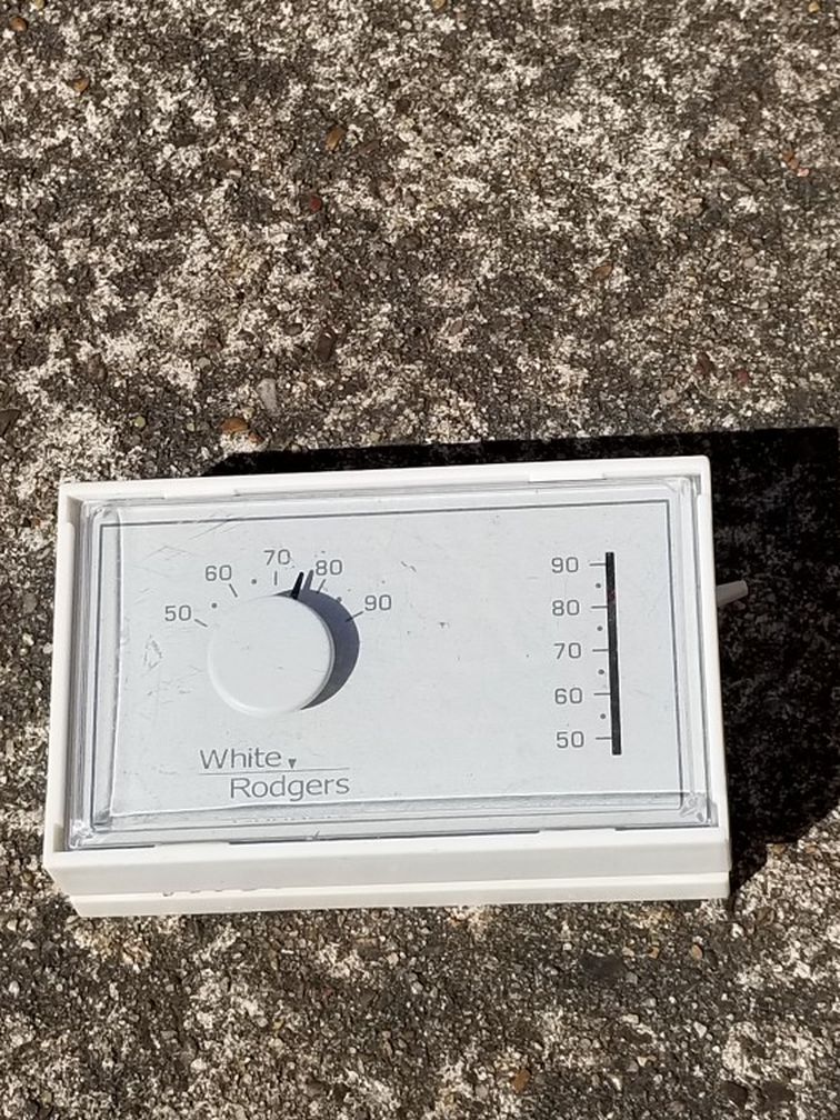 White ROGERS Thermostat Non Mercury Mercury Free