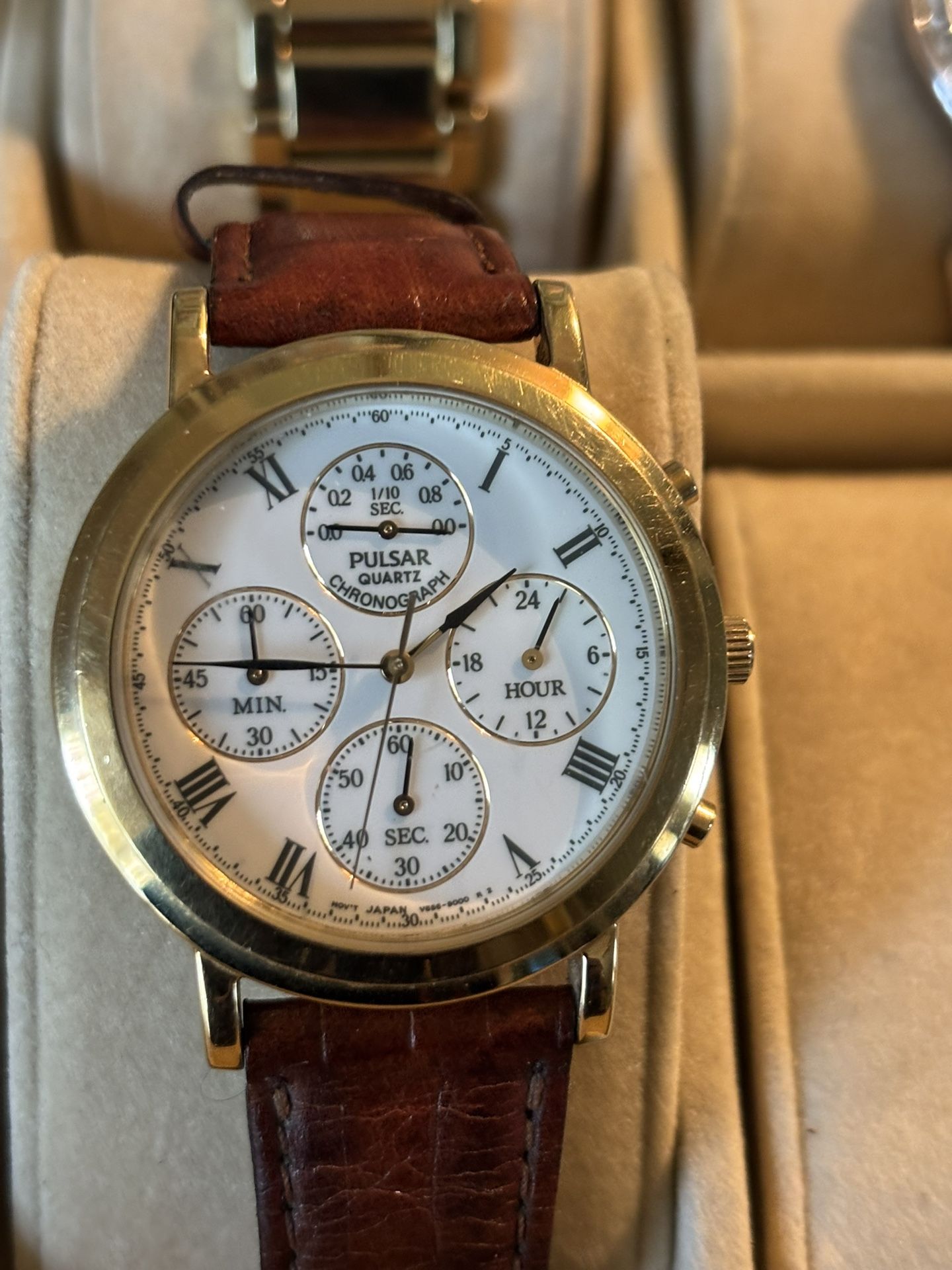 Pulsar Men’s Flight Time Chronograph Watch