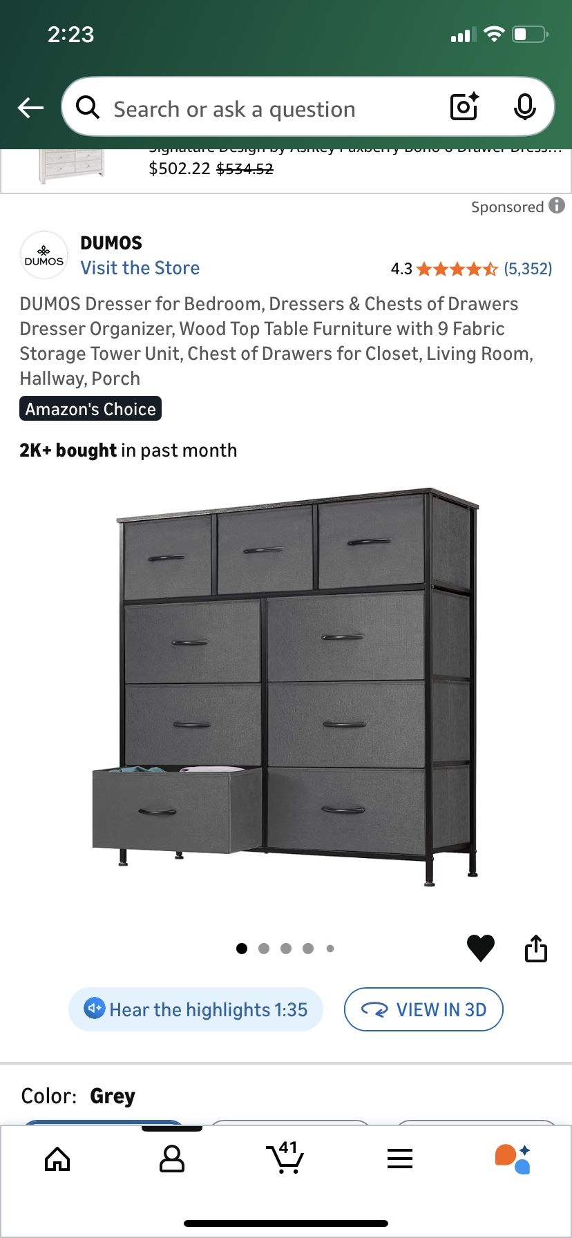 dresser
