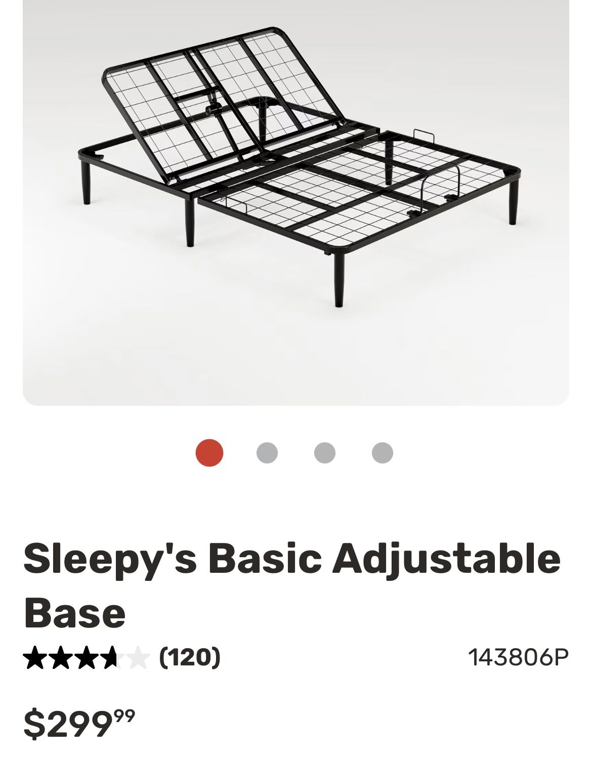 Adjustable Base Price Reduced