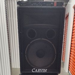Professional PA Passive Speaker & Amp Setup. 2 Carvin TR1502 & Fender SPA 3000  Amp
