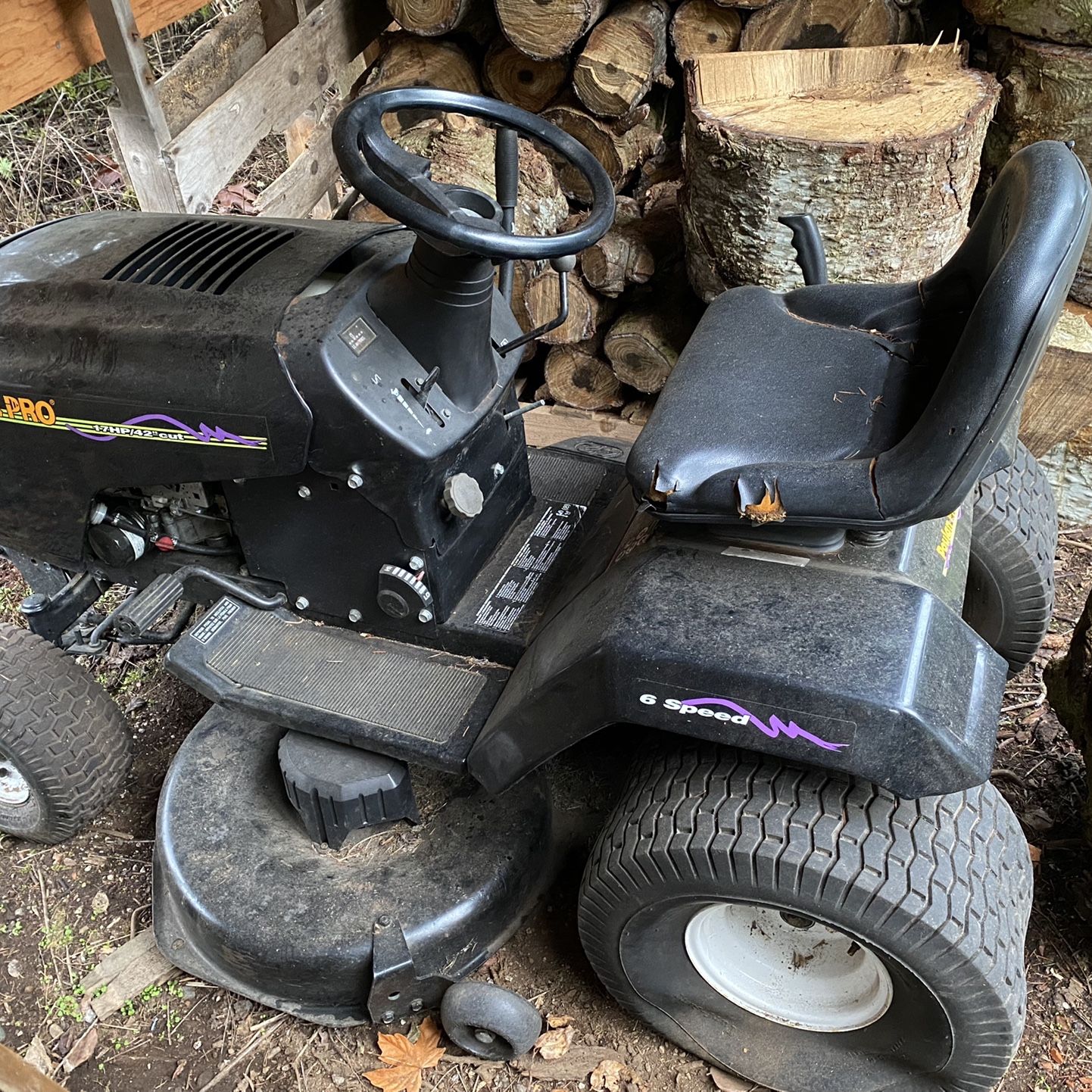 Yard pro discount riding lawn mower