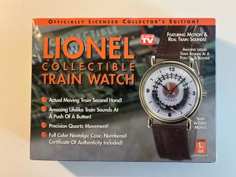 LIONEL COLLECTIBLE TRAIN WATCH