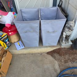2 laundry hampers