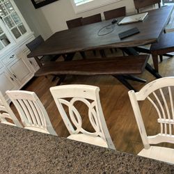 Four Counter Chairs / Bar Stools 