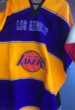 LA Lakers poncho