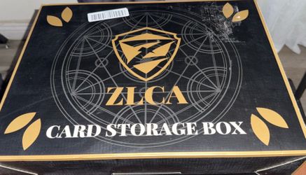 Trading card storage box