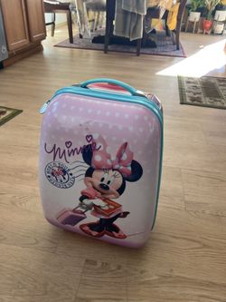 Disney Micky Mouse Hard Cover Suitcase With Pull Up Handles