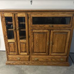 Oak Entertainment Center
