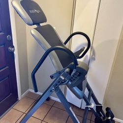Innova Inversion Table with Adjustable Headrest, Reversible Ankle Holders, and 300 lb Weight Capacity 
