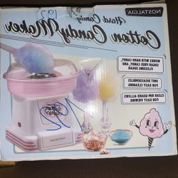 Nostalgia Hard Candy Cotton Candy Maker – NEW (Box Wear)