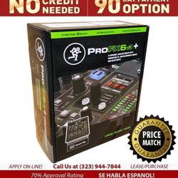 Mackie Compact 6 Channel Mixer FX Effects Bluetooth Studio Interface PROFX6v3+ 🚨 Payment Options Available 🚨 No Credit Needed 🚨 