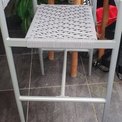 GREY WEAVE 29IN BAR STOOL ONLY ONE!