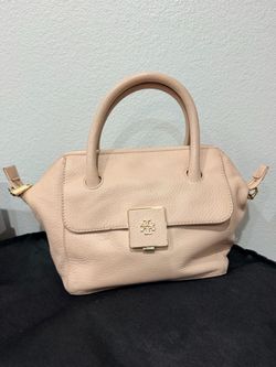 Tory Burch Clara Leather Beige Crossbody bag