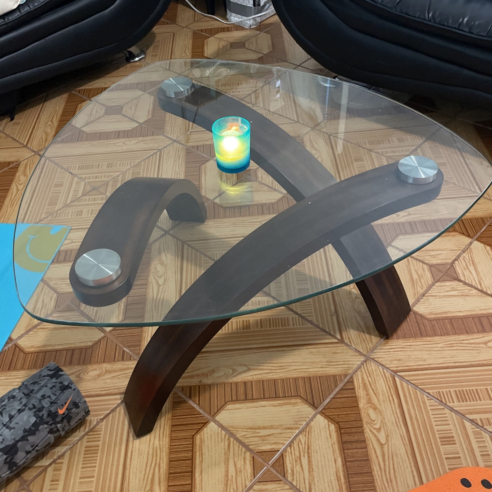 Glass And Wooden Table for Sale in Spring Valley, CA OfferUp