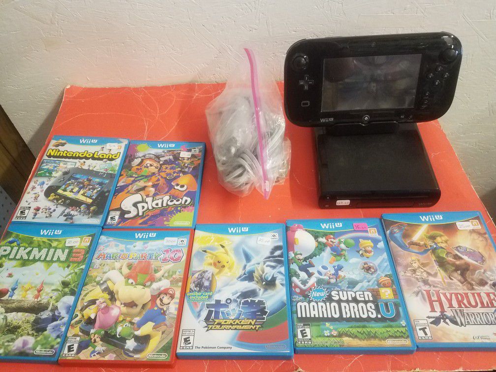 Nintendo Wii u system & games
