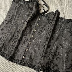 Corset Tops for Women, Bustier Shapewear Lingerie, Lace Waist Push Up Bodysuit